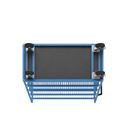 Hyllvagn Grotte, för 8 hyllplan, inkl. 4 hyllplan, med gallerhyllor