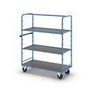 Hyllvagn Grotte, för 8 hyllplan, inkl. 2 hyllplan