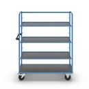 Hyllvagn Grotte, för 8 hyllplan, inkl. 3 hyllplan
