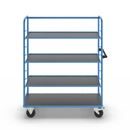 Hyllvagn Grotte, för 8 hyllplan, inkl. 3 hyllplan