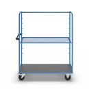 Hyllvagn Grotte, för 8 hyllplan, inkl. 1 hyllplan, med gallerhylla