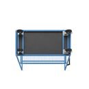 Hyllvagn Grotte, för 8 hyllplan, inkl. 1 hyllplan, med gallerhylla