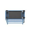 Hyllvagn Grotte, för 8 hyllplan, inkl. 2 hyllplan, med gallerhyllor