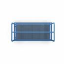 Hyllvagn Grotte, för 8 hyllplan, inkl. 2 hyllplan, med gallerhyllor