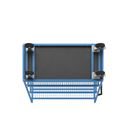 Hyllvagn Grotte, för 8 hyllplan, inkl. 3 hyllplan, med gallerhyllor