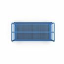 Hyllvagn Grotte, för 8 hyllplan, inkl. 3 hyllplan, med gallerhyllor