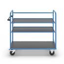 Hyllvagn Grotte, för 5 hyllplan, inkl. 2 hyllplan