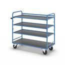 Hyllvagn Grotte, för 5 hyllplan, inkl. 3 hyllplan