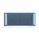 Hyllvagn Grotte, för 5 hyllplan, inkl. 2 hyllplan, med gallerhyllor