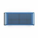 Hyllvagn Grotte, för 5 hyllplan, inkl. 3 hyllplan, med gallerhyllor