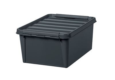 Plastlåda med lock Smartstore Recycled, LxBxH 400x300x180 mm, 14 liter, 10 st eller fler