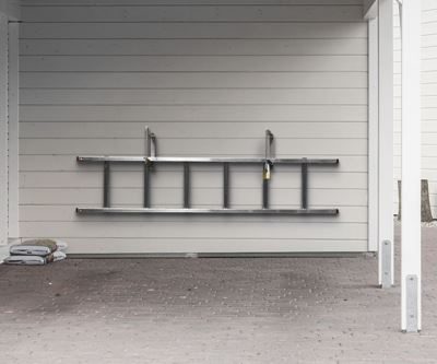 Låsbar steghållare Angela, 1 par, grå