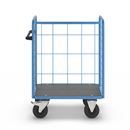 Postbur 500 kg Noor, med gallerväggar, på 3 sidor, längd 950 mm