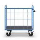 Postbur 500 kg Noor, med gallerväggar, på 3 sidor, längd 1220 mm