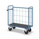 Postbur 500 kg Noor, med gallerväggar, på 3 sidor, längd 1220 mm