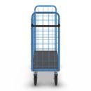 Postbur 500 kg Noor, med gallerväggar, på 3 sidor, längd 1220 mm