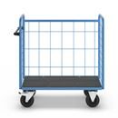 Postbur 500 kg Noor, med gallerväggar, på 3 sidor, längd 1220 mm