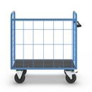 Postbur 500 kg Noor, med gallerväggar, på 3 sidor, längd 1220 mm