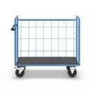 Postbur 500 kg Noor, med gallerväggar, på 3 sidor, längd 1420 mm