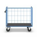 Postbur 500 kg Noor, med gallerväggar, på 3 sidor, längd 1420 mm