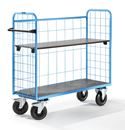 Postbur 500 kg Noor, med gallerväggar, på 3 sidor, längd 1420 mm