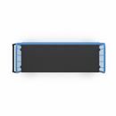 Postbur 500 kg Noor, med gallerväggar, på 3 sidor, längd 1420 mm, inkl. 1 hyllplan