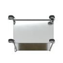 Hyllvagn Telma ESD, 4 länkhjul, 2 hyllor, LxBxH 850 x 435 x 950 mm, 2 med broms