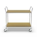 Hyllvagn Telma ESD, 4 länkhjul, 2 hyllor, LxBxH 1070 x 585 x 940 mm