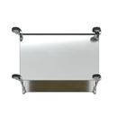 Hyllvagn Telma ESD, 4 länkhjul, 2 hyllor, LxBxH 1070 x 585 x 940 mm