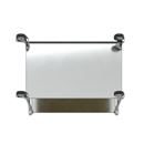 Hyllvagn Telma ESD, 4 länkhjul, 2 hyllor, LxBxH 1070 x 585 x 940 mm, 2 med broms