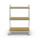 Hyllvagn Telma ESD, 4 länkhjul, 3 hyllor, LxBxH 980 x 585 x 1445 mm