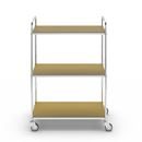 Hyllvagn Telma ESD, 4 länkhjul, 3 hyllor, LxBxH 980 x 585 x 1445 mm