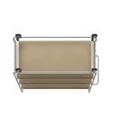 Hyllvagn Telma ESD, långa varianter, 4 länkhjul, 4 hyllor, LxBxH 1195 x 470 x 1120 mm, 2 med broms, från 2 st