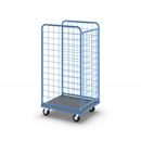 Postbur Olaus, gallerklädd på 3 sidor, lastyta 750 x 650 mm, utan hyllplan