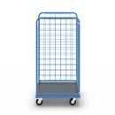 Postbur Olaus, gallerklädd på 3 sidor, lastyta 750 x 650 mm, utan hyllplan