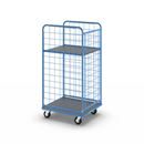 Postbur Olaus, gallerklädd på 3 sidor, lastyta 750 x 650 mm, utan hyllplan