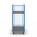 Postbur Olaus, gallerklädd på 3 sidor, lastyta 750 x 650 mm, utan hyllplan