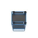 Postbur Olaus, gallerklädd på 3 sidor, lastyta 750 x 650 mm, med 1 hyllplan