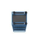 Postbur Olaus, gallerklädd på 3 sidor, lastyta 750 x 650 mm, med 3 hyllplan