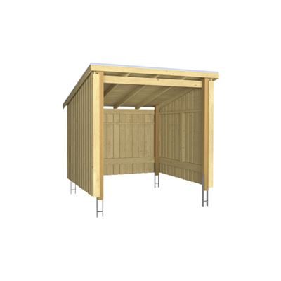 Cykelskjul Sylvester, av trä, HxBxD 2200 x 2180 x 2290 mm (5 m²)