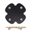 Blomvagn MDF Wagner, lastkapacitet 100 kg, LxB 330 x 330 mm, svart, 2-pack