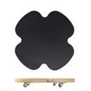 Blomvagn MDF Wagner, lastkapacitet 100 kg, LxB 330 x 330 mm, svart, 2-pack