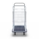 Gallervagn Hilma, med skjutbygel i rostfritt stål, lastkapacitet 220 kg