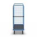 Rullbur med trådgaller Ilotar, lastkapacitet 500 kg, massivgummihjul, lastyta LxB 940 x 630 mm