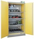 Säkerhetsskåp för batteriförvaring Beata, med brandhämmande system, HxB 2048 x 1148 mm, 4 grenuttag