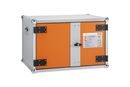 Batteriskåp Arthur, utan fötter, höjd 520 mm, 230 V, orange/grå