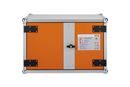 Batteriskåp Arthur, utan fötter, höjd 520 mm, 230 V, orange/grå