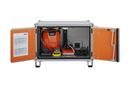 Batteriskåp Sasha, BxD 890 x 660 mm, 230 V, stapelfötter
