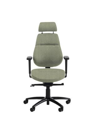 Kontorsstol Sverigestolen 820, multifunktionellt armstöd, grön Capture