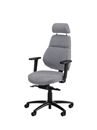 Kontorsstol Sverigestolen 820, multifunktionellt armstöd, grå Capture